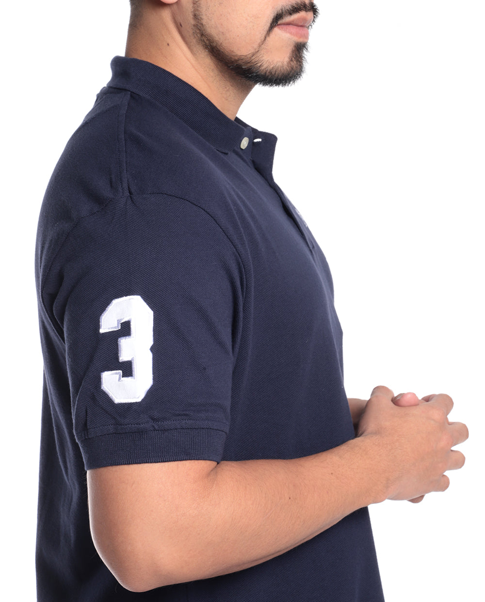 Camisa Manga corta Polo con logo mediano