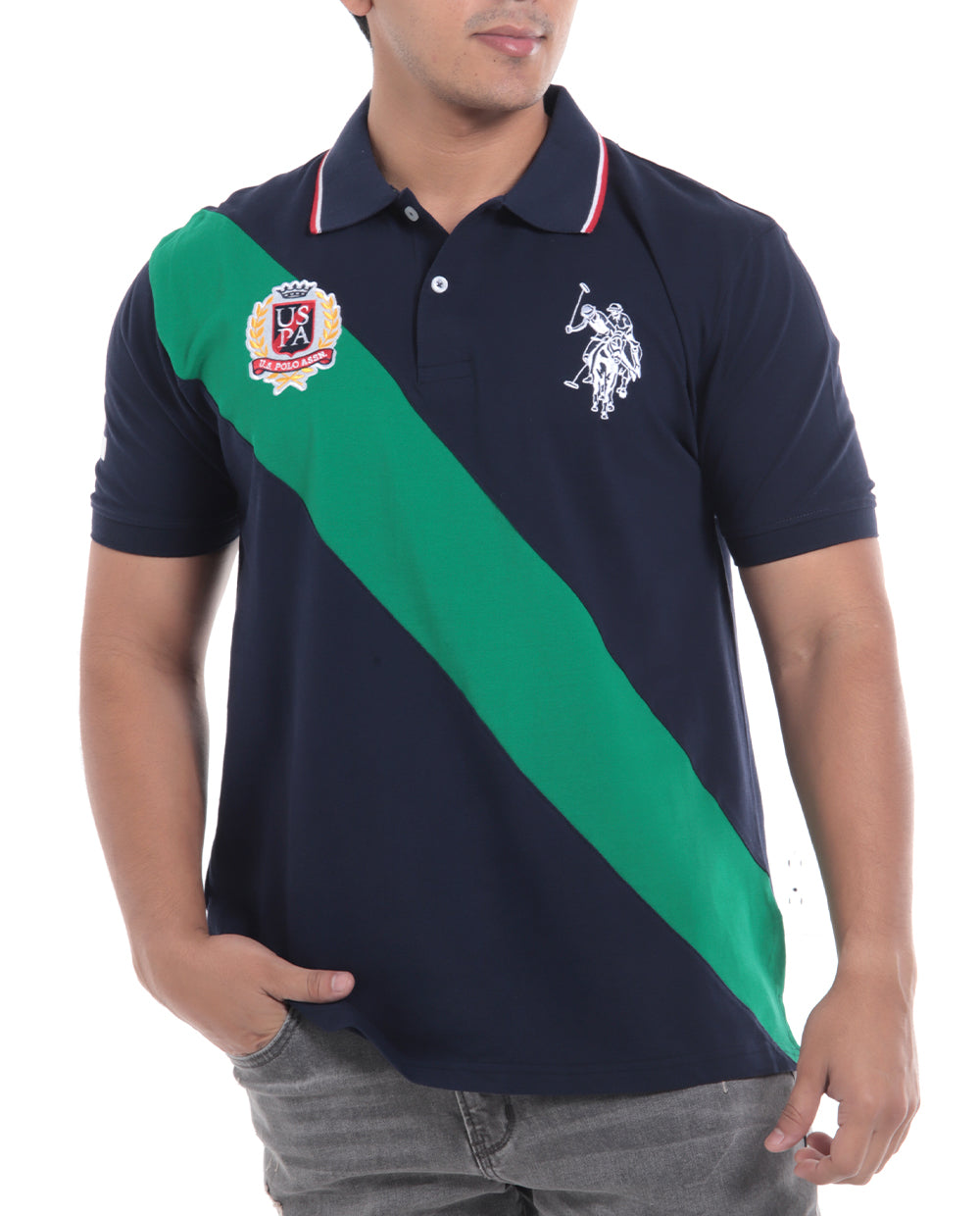 Polo Fashion para caballero Navy