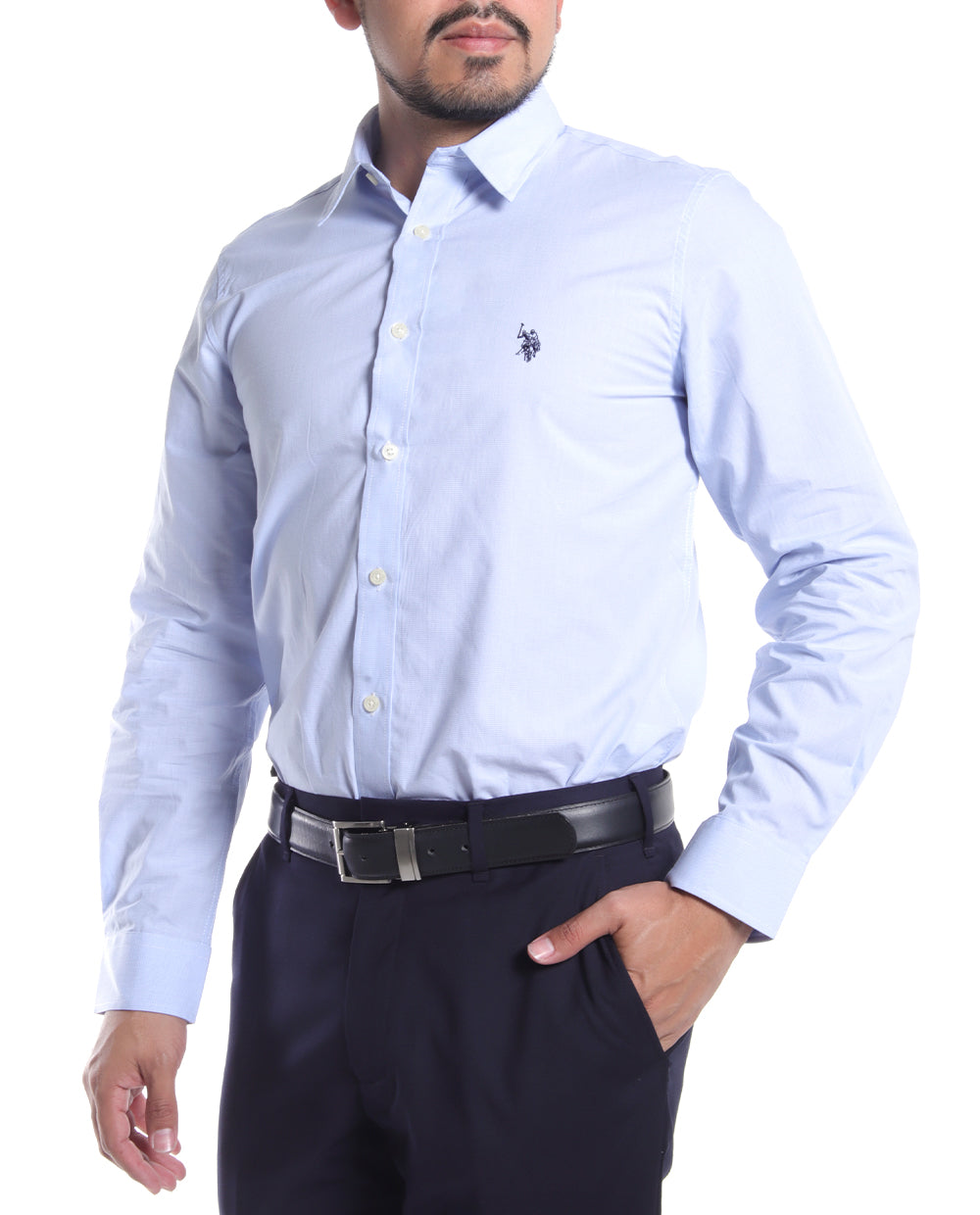 Camisa Formal manga larga variedad de colores